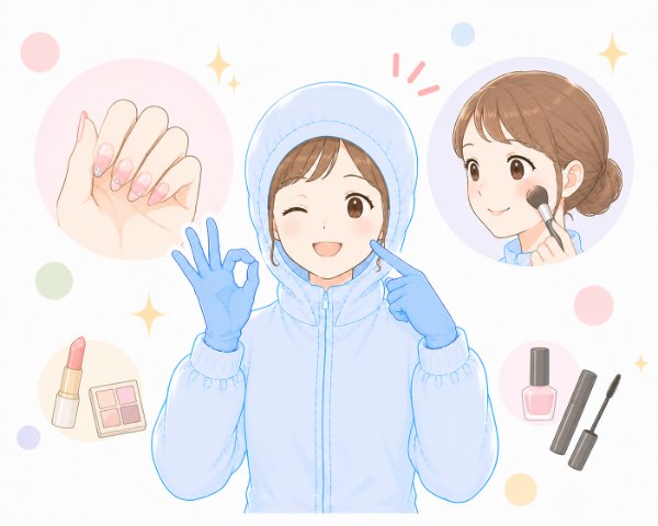 ネイル・メイク自由
